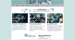 Desktop Screenshot of ambrosius.com